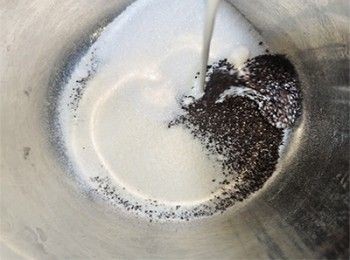 step5: [伯爵茶慕思] 慕思材料A混合