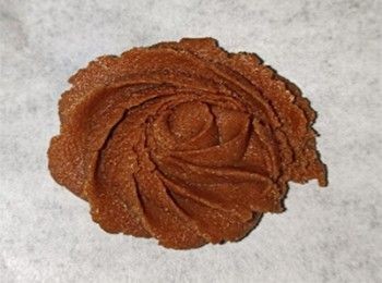 step6: 擠出圓型(約4cm)