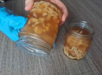 step8: 完成後放入玻璃瓶