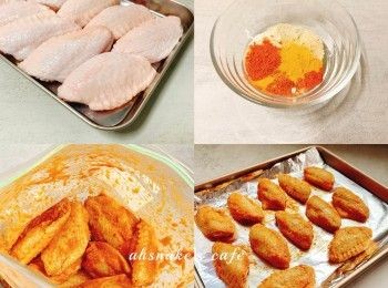 step1: <a href="https://bit.ly/3zHU5V3" target="_blank" data-keyword="雞翼" class="guide-link"><strong>雞翼</strong></a> <span style="display:inline-block;vertical-align:middle;margin-top:-3px;color:initial;border-radius:3px;padding:2px 3px;font-size:12px;line-height:14px;background:#87d300;color:#fff;">即買</span> 洗淨，背面界一刀。<a href="https://bit.ly/3zHU5V3" target="_blank" data-keyword="雞翼" class="guide-link"><strong>雞翼</strong></a> <span style="display:inline-block;vertical-align:middle;margin-top:-3px;color:initial;border-radius:3px;padding:2px 3px;font-size:12px;line-height:14px;background:#87d300;color:#fff;">即買</span> 放入大碗或密實袋。先加粟粉抓勻。其餘乾性醃料先拌勻，再放入<a href="https://bit.ly/3zHU5V3" target="_blank" data-keyword="雞翼" class="guide-link"><strong>雞翼</strong></a> <span style="display:inline-block;vertical-align:middle;margin-top:-3px;color:initial;border-radius:3px;padding:2px 3px;font-size:12px;line-height:14px;background:#87d300;color:#fff;">即買</span> 搓勻。最後加入水、生油拌勻，醃過夜。入爐前可兩面撒麵粉、生油