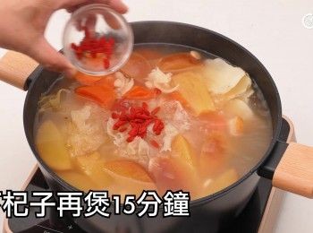 step18: 下杞子再煲15分鐘