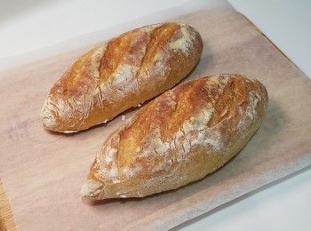 step2: 提拉麵團x4次（共4組，每組中間休息20分鐘）
成光滑麵團