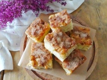 step5: 放入已預熱180C 焗爐，焗約26至28分鐘，或至蛋糕全熟即可。待涼後切件享用！