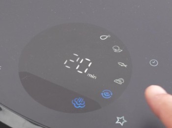 step7: 先以蒸氣模式蒸20分鐘