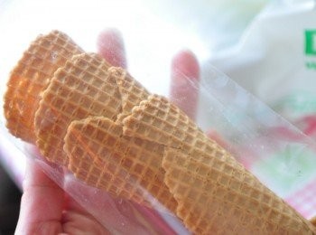 step5: 可以準備冰淇淋餅杯