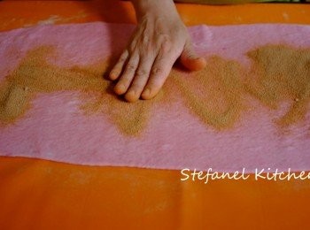 step6: 平均地洒上玉桂砂糖