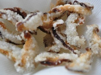 step5: 起鍋後先瀝油