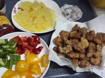 step8: 切好炸好的材料