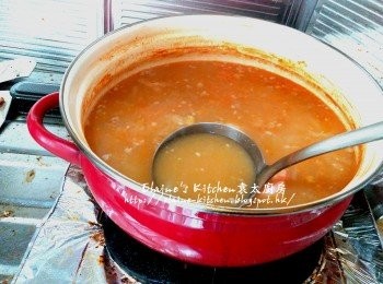 step11: 最後加入蝦肉 , 少許胡椒粉調味拌勻 , 熄火焗10分鐘即可