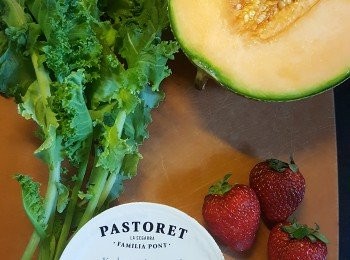 step1: 準備所有材料, 水果及菜徹底洗淨