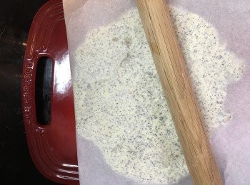 step9: 壓平至方型。