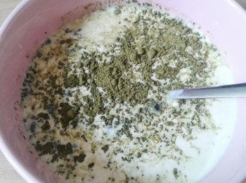 step1: 將所有材料拌勻