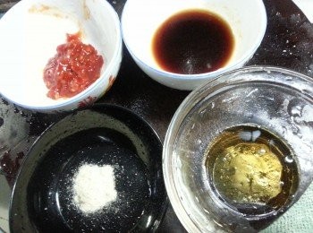 step7: 將所有調味料拌勻