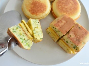 step7: 內層可夾蛋、起司或者火腿等等都很好吃