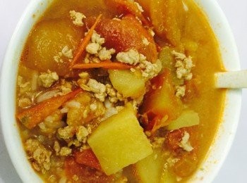 step6: 加入白飯奉上，完全！