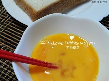 step3: 將雞蛋打成蛋液