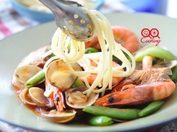 step7: 還可以拌入義大利麵喔!