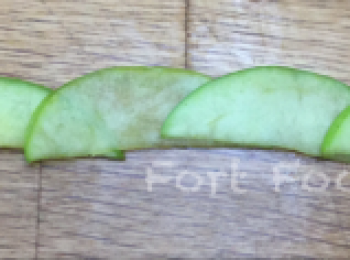 step15: 卷蘋果玫瑰葉