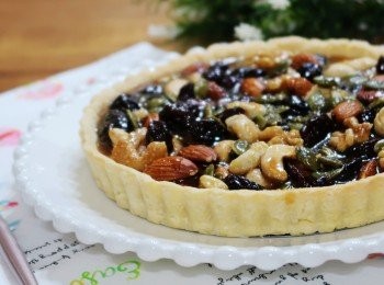 step9: 濃郁香甜堅果塔就可上桌品嘗囉~