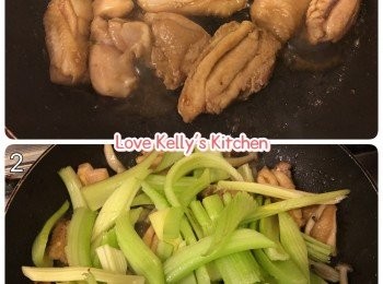 step1: 先將西芹切件，<a href="https://bit.ly/2ZxapeY" target="_blank" data-keyword="雞扒" class="guide-link"><strong>雞扒</strong></a> <span style="display:inline-block;vertical-align:middle;margin-top:-3px;color:initial;border-radius:3px;padding:2px 3px;font-size:12px;line-height:14px;background:#87d300;color:#fff;">即買</span> 解涷後切件後用調味料醃15分鐘備用；