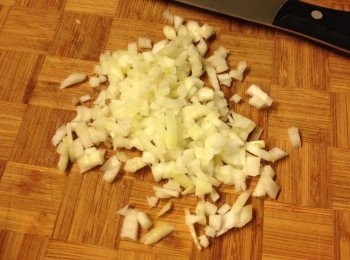 step2: 洋蔥切粒