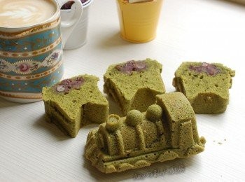 step9: 使用自製紅豆泥,經過烘烤後也很美味。