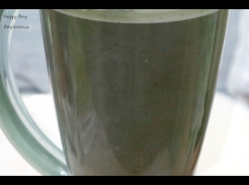 step4: 將黑芝麻、白芝麻、白米和水倒入攪拌機中，打至細滑。