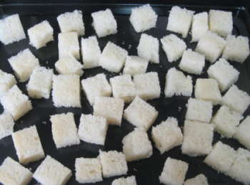 step3: 放入烤盤中。