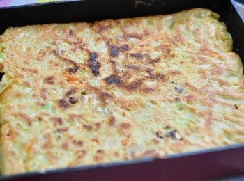 step5: 煎至兩面金黃即可起鍋切片