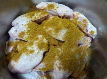 step3: 加入咖哩粉