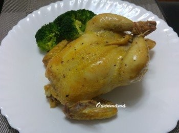 step10: 醃料份量及焗製時間請按雞大小自行調節。