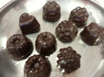 step10: 再雪片刻，然後脱模。