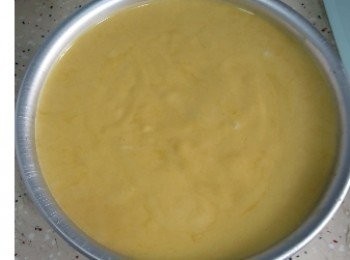 step7: 舖好，掃平，放入雪柜至少四小時。