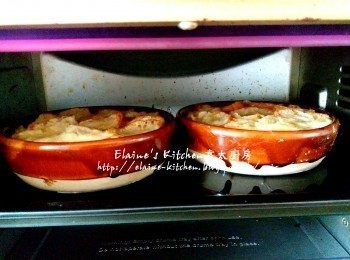 step11: 放入焗爐用180C上下火焗15分鐘後轉上火150C焗多10分鐘