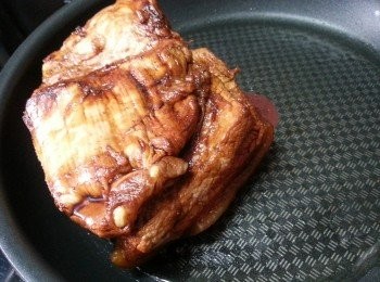 step6: 將皮煎至金黃色