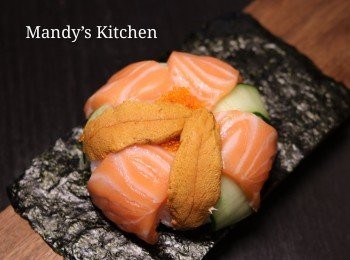 step4: 最後加上海膽即成。