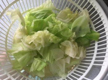 step8: 瀝乾備用