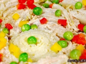 step6: 蔬菜及肉片的鮮甜經過燉煮後更加美味喔~