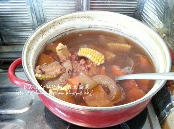 step7: 再熄火焗30分鐘 , 最後加少許鹽調味即可