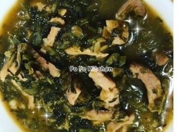 step4: 試味後，將生粉加水加入碗內拌勻，打茨(記得用大火)，再煮滾後，關火，即成