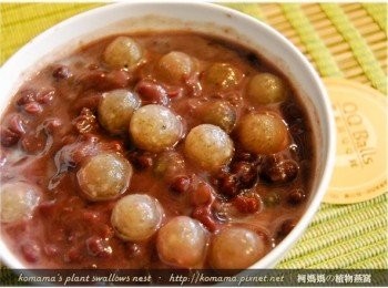 step5: 享用前只要再稍微攪拌一下，即可立即溫熱食用美味的自製甜湯。