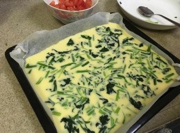 step6: 加入菠菜碎