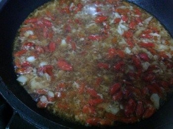 step3: 醃料煮滾芶薄芡