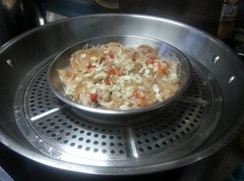 step6: 蓋上蓋大火蒸5分鐘