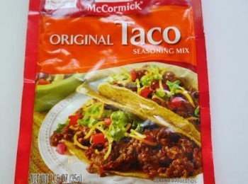 step1: *準備Taco調味粉。
