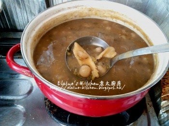 step9: 轉用中火煮至片糖完全溶掉 , 熄火蓋上蓋焗10分鐘即可