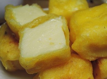 step9: 特別的炸布丁，孩子們一定喜歡!!