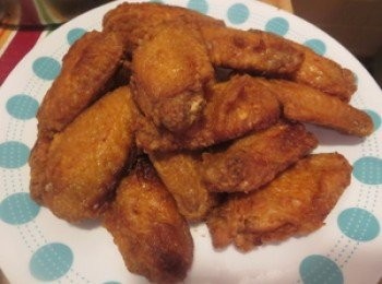 step4: 拿起，沥干油分。待用。