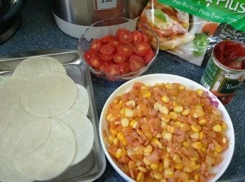 step4: 將炒好的配料盛碟