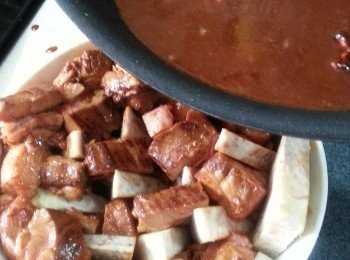 step17: 將其餘汁料倒入碗內